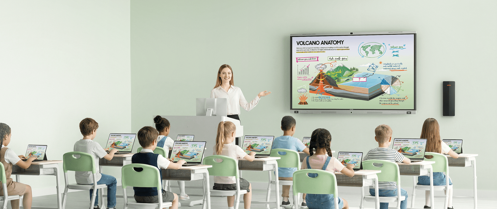 Amdox-Interactive whiteboards for collaboration/hybrid learning/classroom/school/eduction